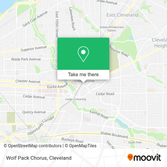 Wolf Pack Chorus map