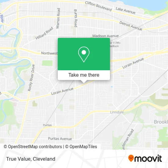 True Value map