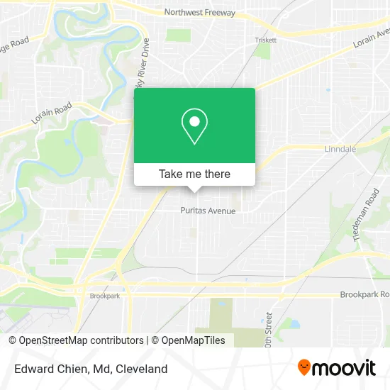 Edward Chien, Md map