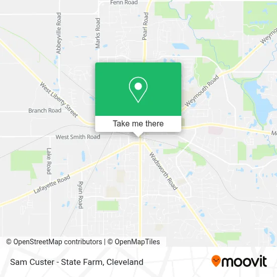 Sam Custer - State Farm map