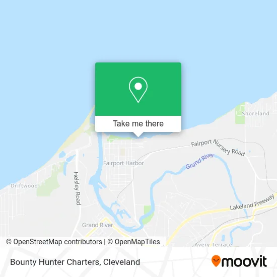 Bounty Hunter Charters map