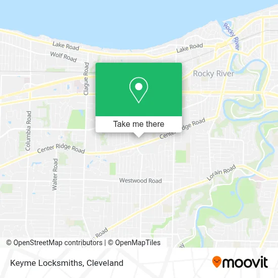 Keyme Locksmiths map