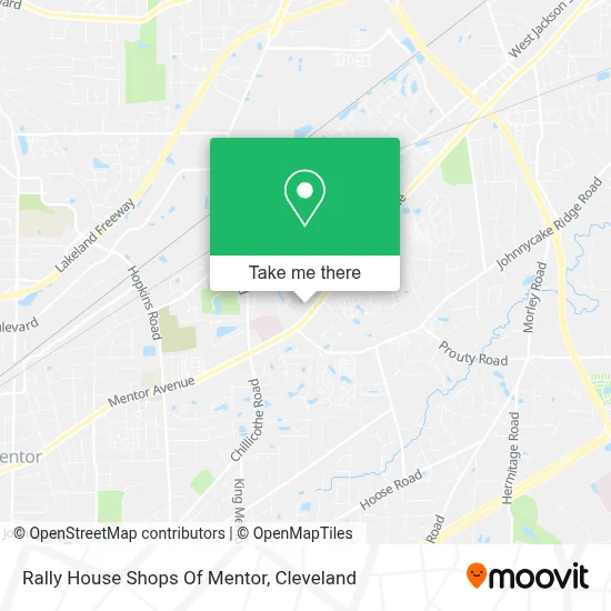 Rally House Shops Of Mentor map