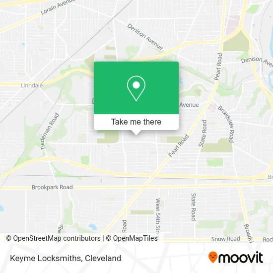 Keyme Locksmiths map