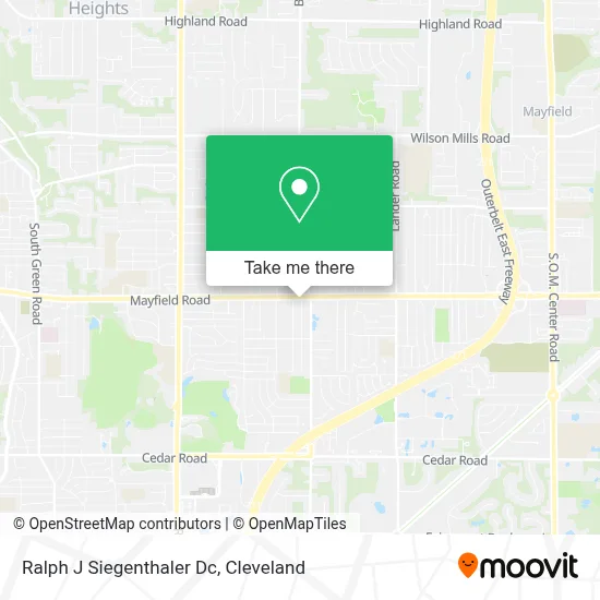 Ralph J Siegenthaler Dc map