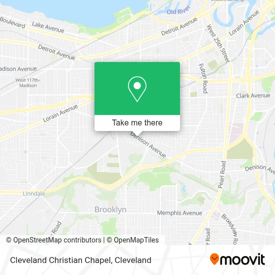 Cleveland Christian Chapel map