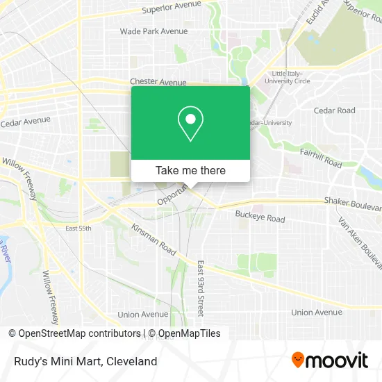 Rudy's Mini Mart map