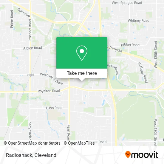 Radioshack map