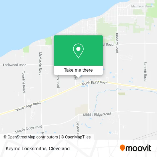 Keyme Locksmiths map