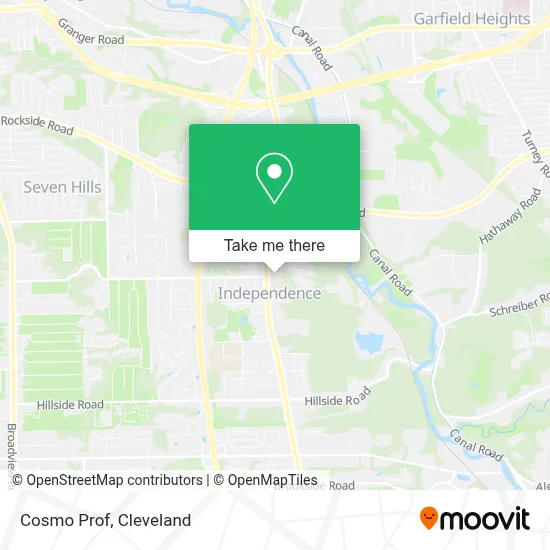 Cosmo Prof map