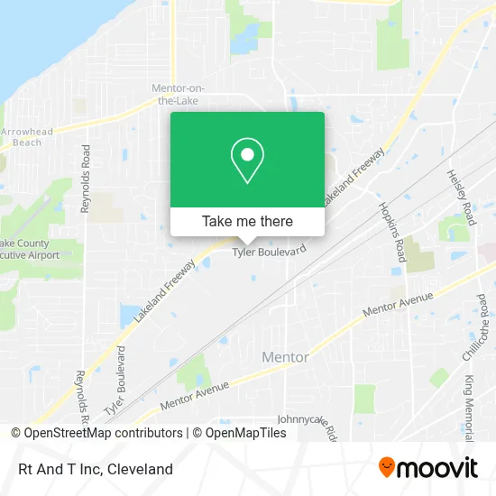 Rt And T Inc map