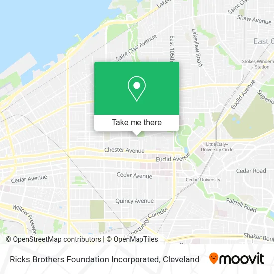 Ricks Brothers Foundation Incorporated map