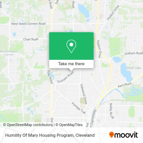 Humility Of Mary Housing Program map
