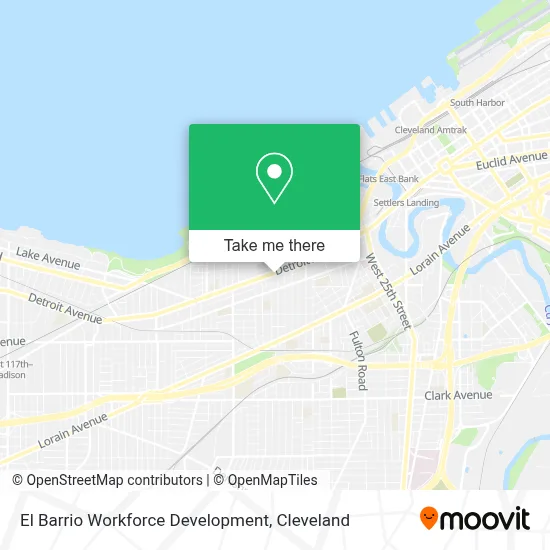 El Barrio Workforce Development map