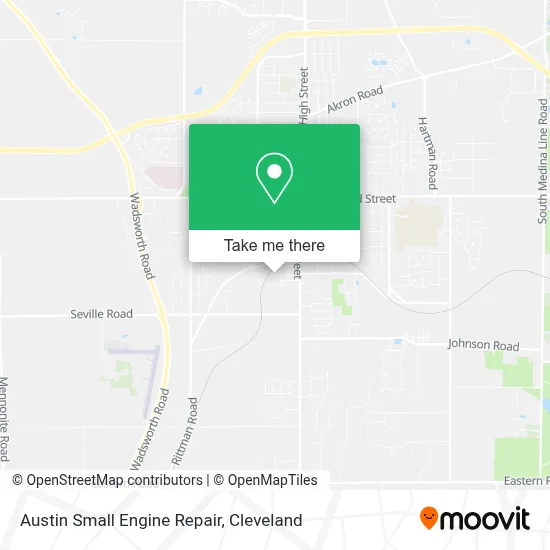 Austin Small Engine Repair map