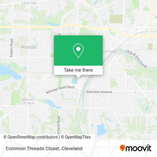 Common Threads Closet map