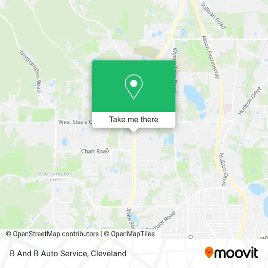 B And B Auto Service map