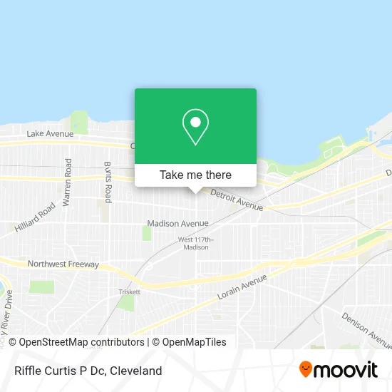 Riffle Curtis P Dc map