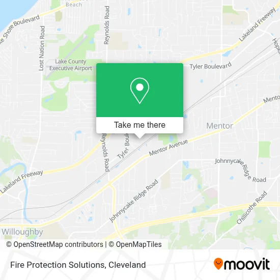 Fire Protection Solutions map