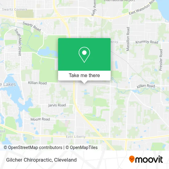 Gilcher Chiropractic map