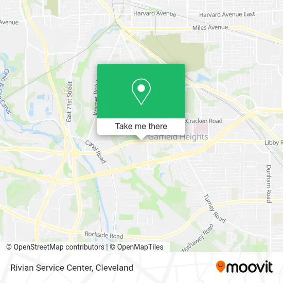 Rivian Service Center map