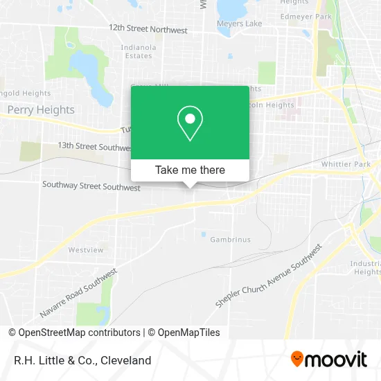 R.H. Little & Co. map