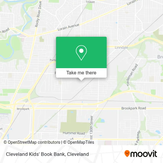Cleveland Kids' Book Bank map