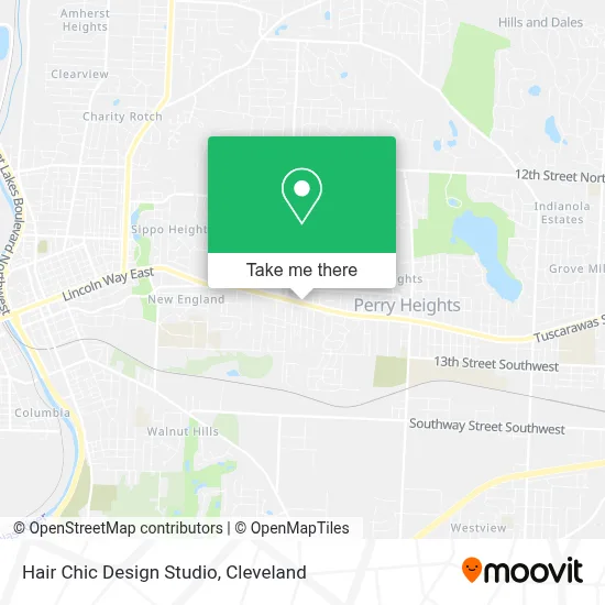 Hair Chic Design Studio map