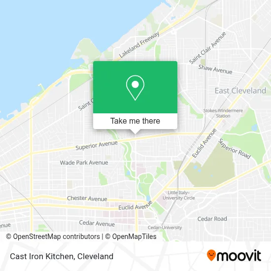 Cast Iron Kitchen map