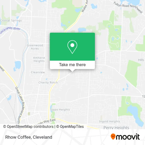 Rhow Coffee map