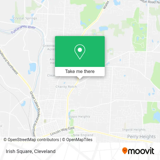Irish Square map