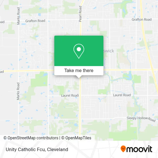 Unity Catholic Fcu map
