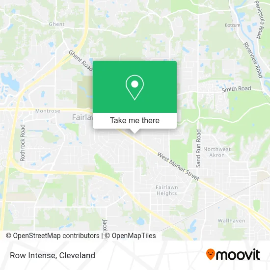 Row Intense map