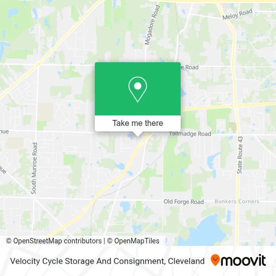 Velocity Cycle Storage And Consignment map