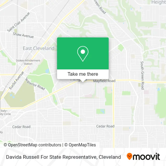 Davida Russell For State Representative map