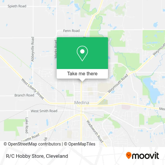R/C Hobby Store map