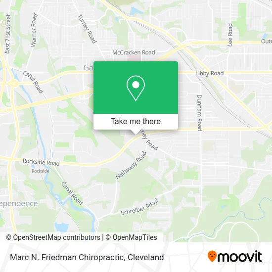 Marc N. Friedman Chiropractic map