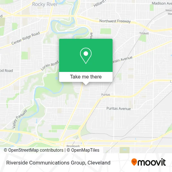Riverside Communications Group map