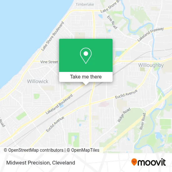 Midwest Precision map