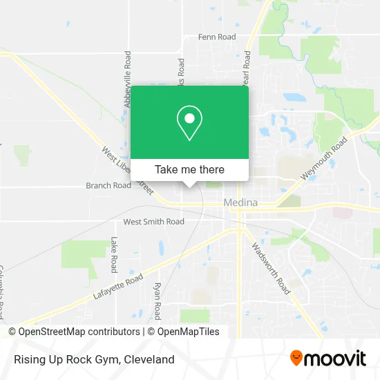 Rising Up Rock Gym map