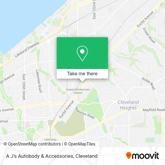 A J's Autobody & Accessories map