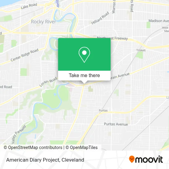 American Diary Project map