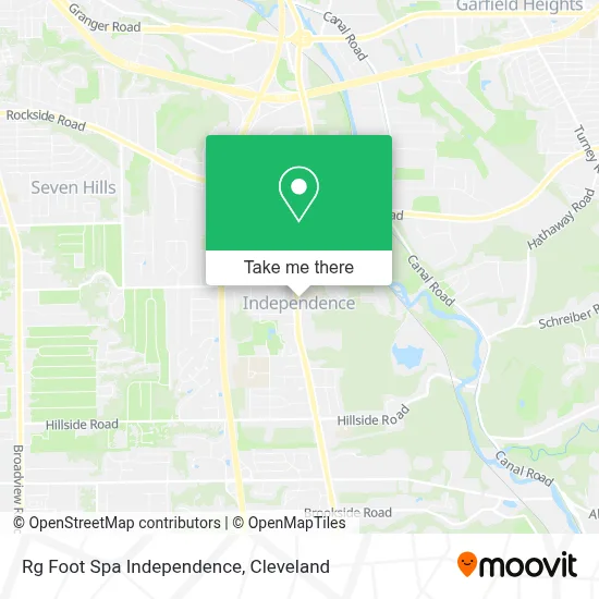 Rg Foot Spa Independence map