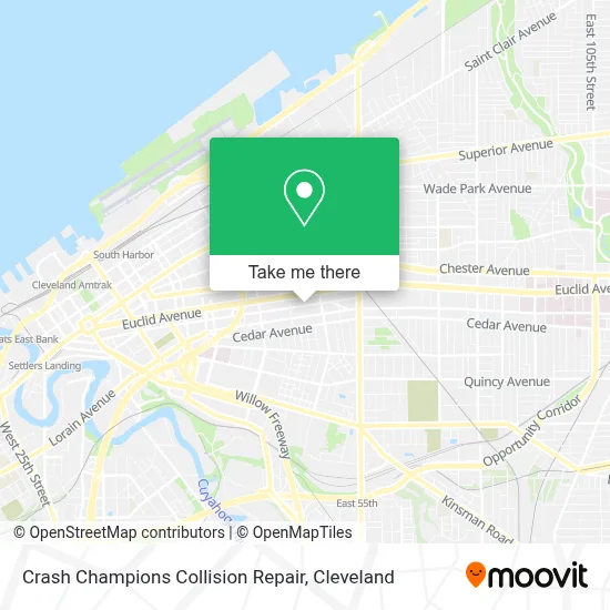 Crash Champions Collision Repair map