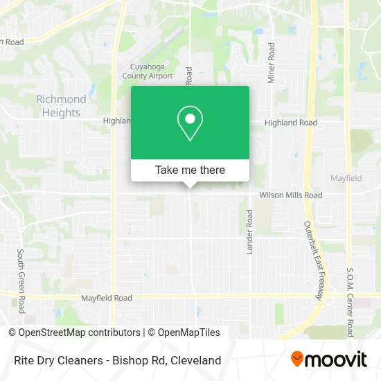 Rite Dry Cleaners - Bishop Rd map