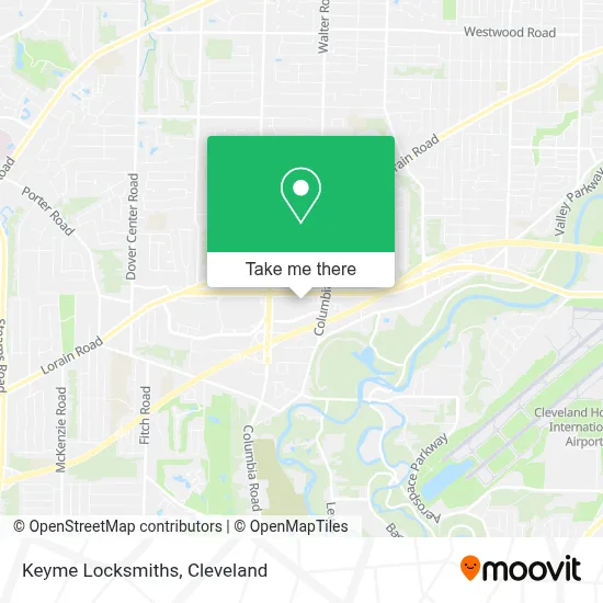Keyme Locksmiths map