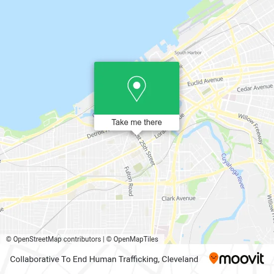 Collaborative To End Human Trafficking map
