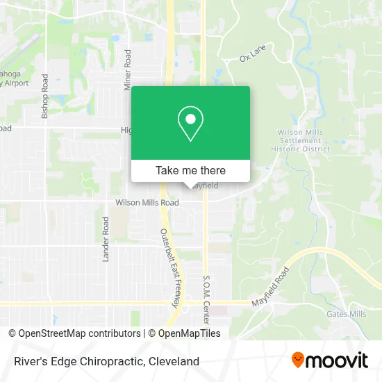 River's Edge Chiropractic map