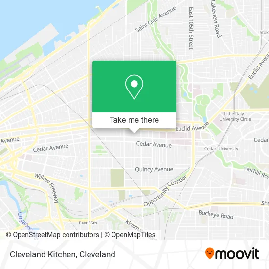 Cleveland Kitchen map