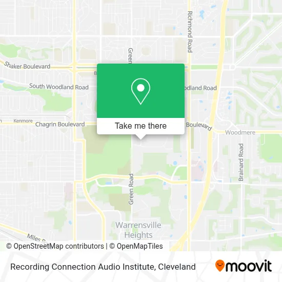 Recording Connection Audio Institute map